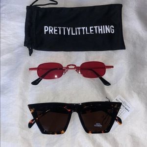 Pretty little thing fashion sunglass bundle!